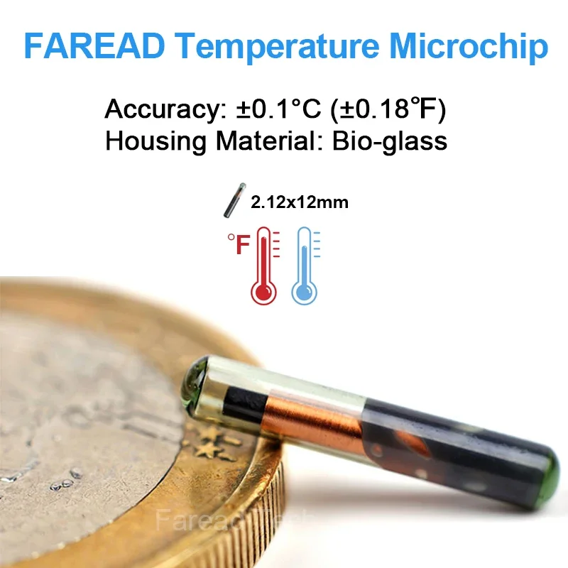 134.2khz rfid temperature reader hdx fdx-b dog microchip handheld scanner for household pets, livestock and horses animal health