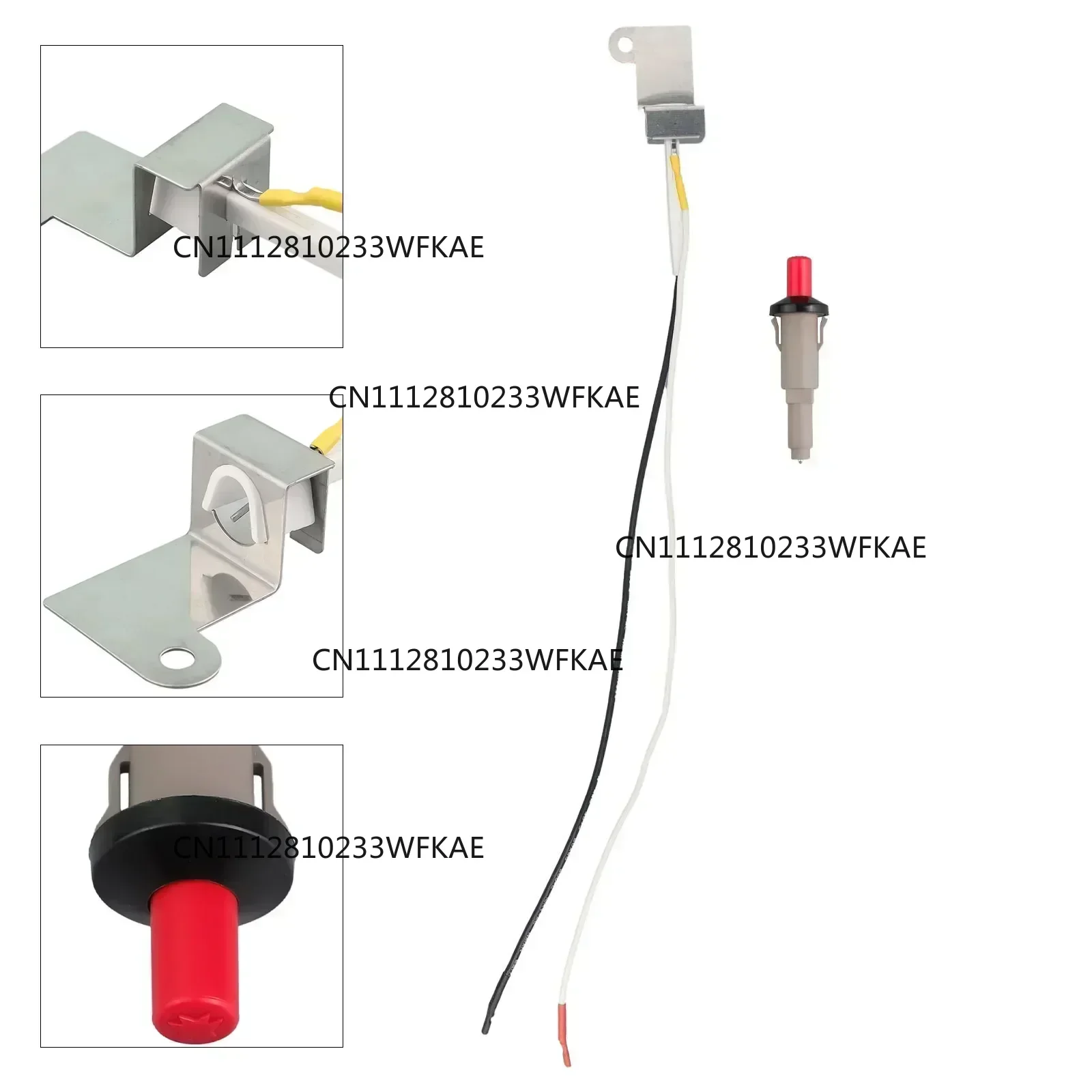 Replacement pack for WeberQ300Q3000 Ignition Kit, durable material, easy to assemble for beginners, suitable for gas grills