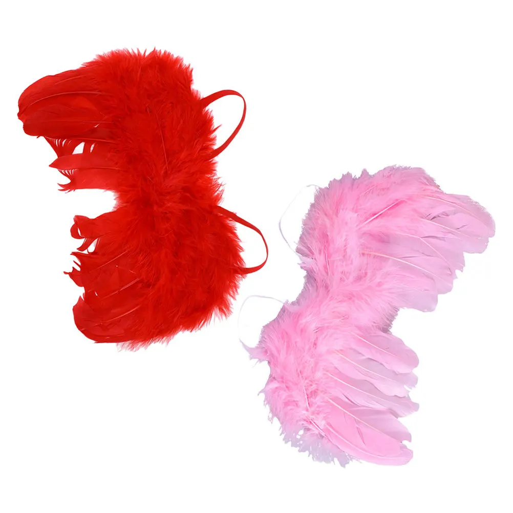 2 قطعة أجنحة الطفل تأثيري الملاك الدعائم مشرق اللون لينة خفيفة الوزن الوليد التقطت الصور الزي الرضع الجناح