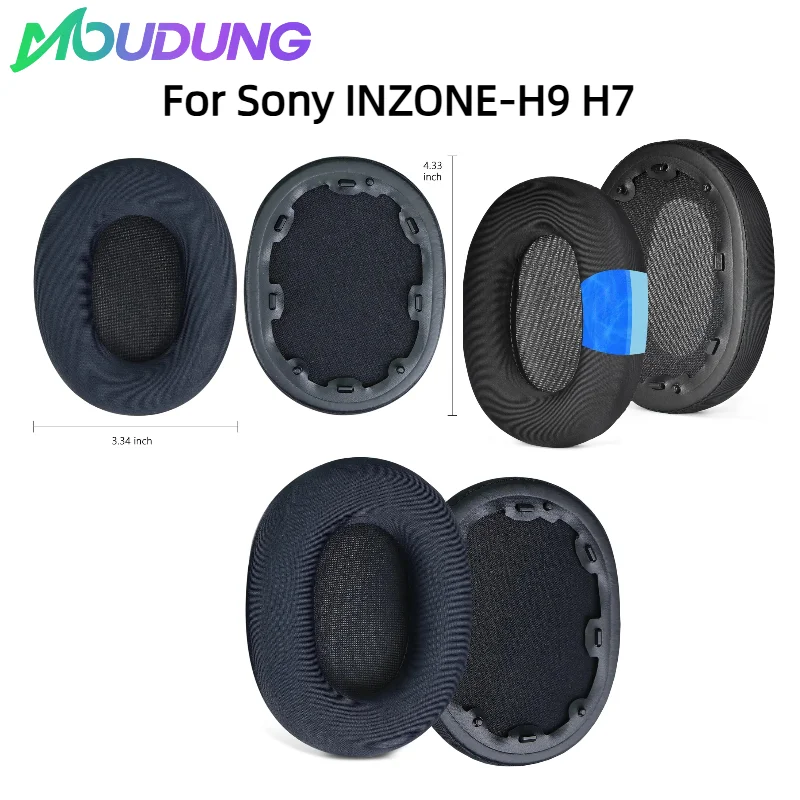 

Replacement Ear pads for Sony INZONE-H9 H7 Headphones Memory Foam Ear Cushions High Quality Earpads Leather case Earmuff