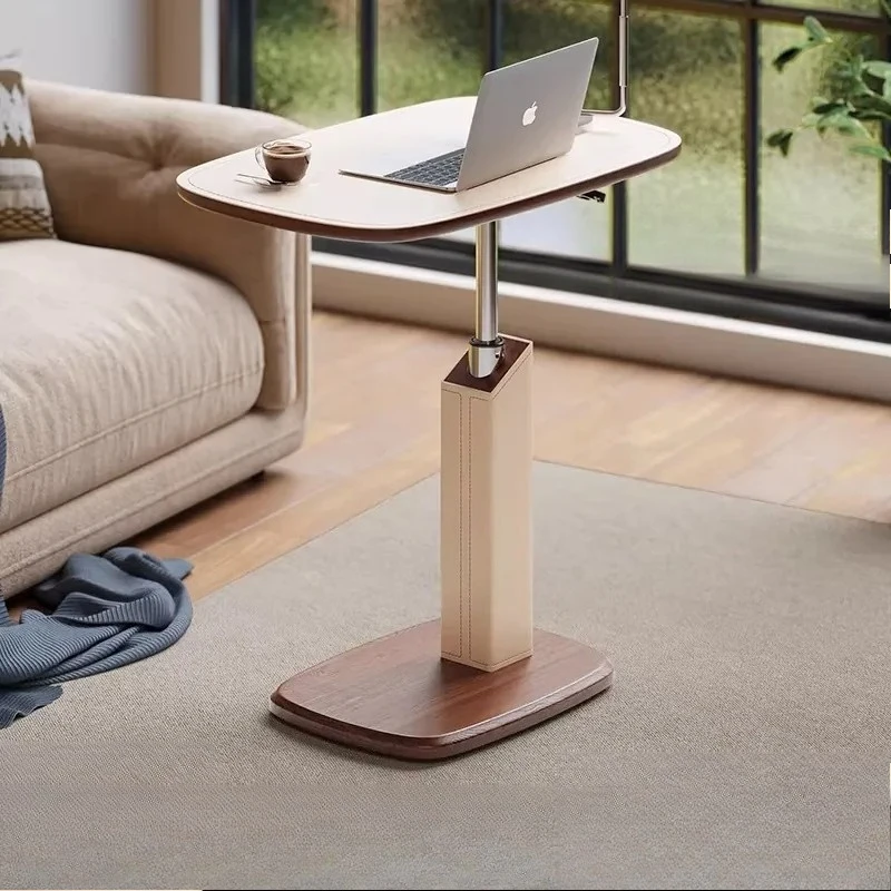Movable Lifting Computer Desk for Sofa Side Table Living Room Coffee Table Small Office Desk Bedroom