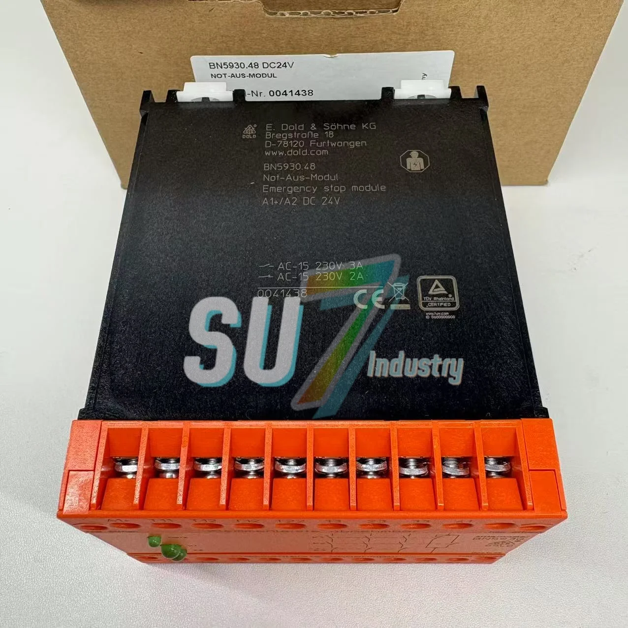 

BN5930.48 Модуль аварийной остановки DC24V 0041438 Оборудование промышленной безопасности в новом состоянии