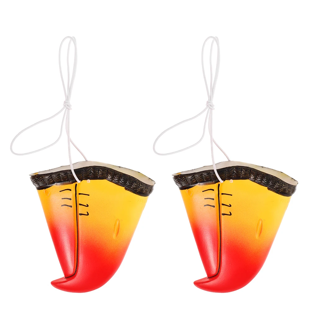 

2pcs Parrot Nose Props Realistic Vinyl Party Circus Parrot Material Party Circus Photo Cosplay Accessories Kids Toy