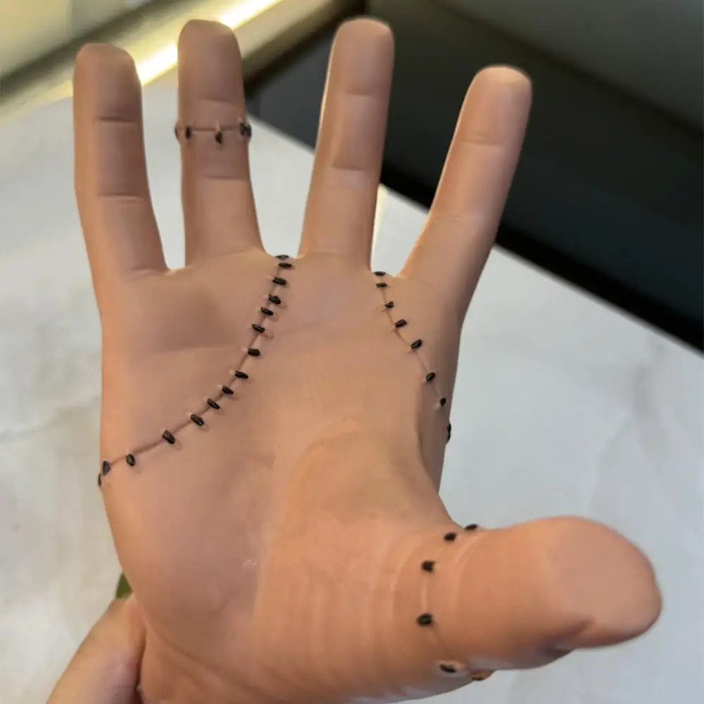 1/2/3PCWednesday Addams تأثيري نموذج اليد Addams الأسرة هالوين زي حفلة الدعائم مخيف المزحة لعبة سيارة مكتب الزينة