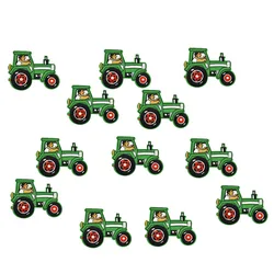 Diy Tractors patches for clothing iron embroidered patch applique iron on patches sewing accessories badge stickers on clothes