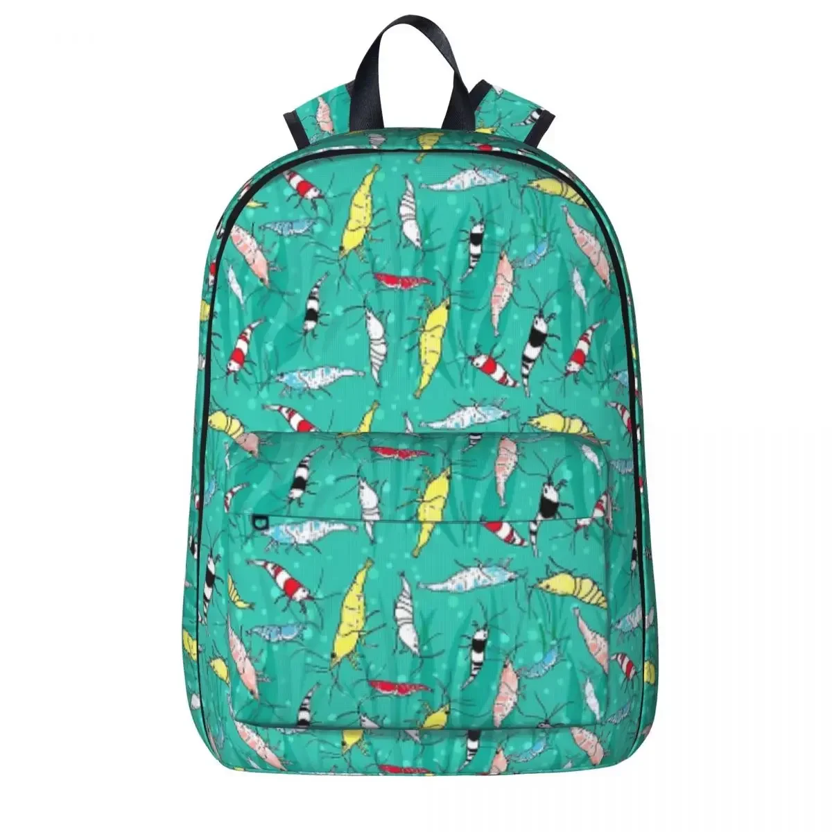 

Aquarium Fancy Ornamental Shrimp Backpacks Large Capacity Student Book bag Shoulder Bag Laptop Rucksack Children School Bag