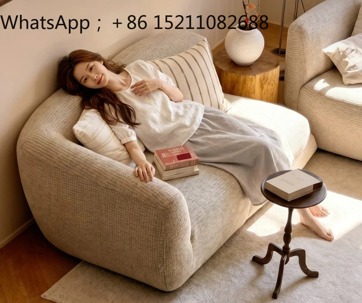 SCY can be fully disassembled and washed fabric sofa combination module small apartment living room straight row