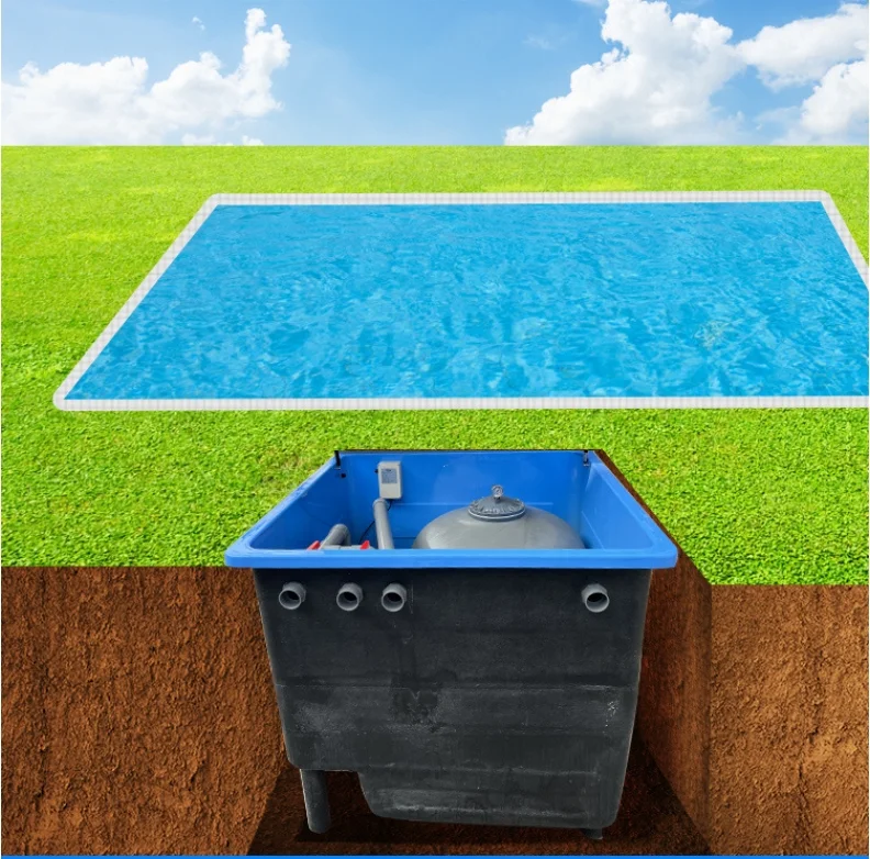 China Compact In Ground Cartridge Pool Filter Intex Swimming Pool Water Filter System With Pump And Filter For Pool