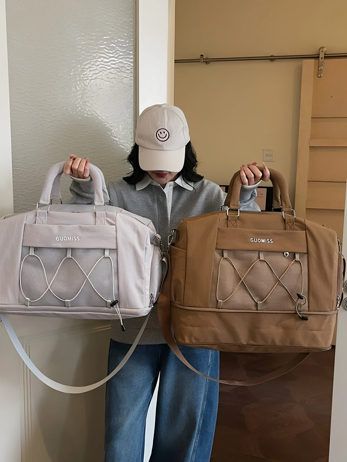 spring-summer-lightweight-large-capacity-travel-bag-women's-handheld-sport-fitness-bag-men's-business-trip-check-in-luggage