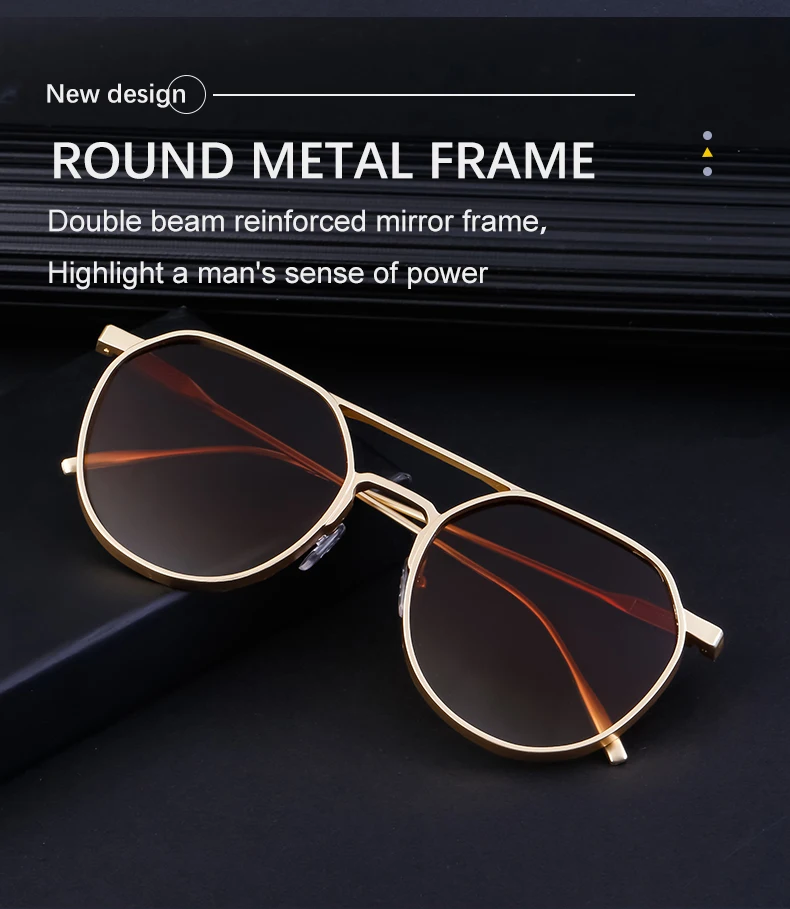 Gothic Steampunk Runde Sonnenbrille für Herren 2026 Luxus-Markendesigner Retro Punk Sonnenbrillen für Männer Vintage Eyewear Shades UV400 – Detail 4