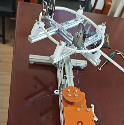 Flat Pull Style Badminton Racket Stringing Machine 20-32 Pounds Racquet Supporter，String Drawing Machine