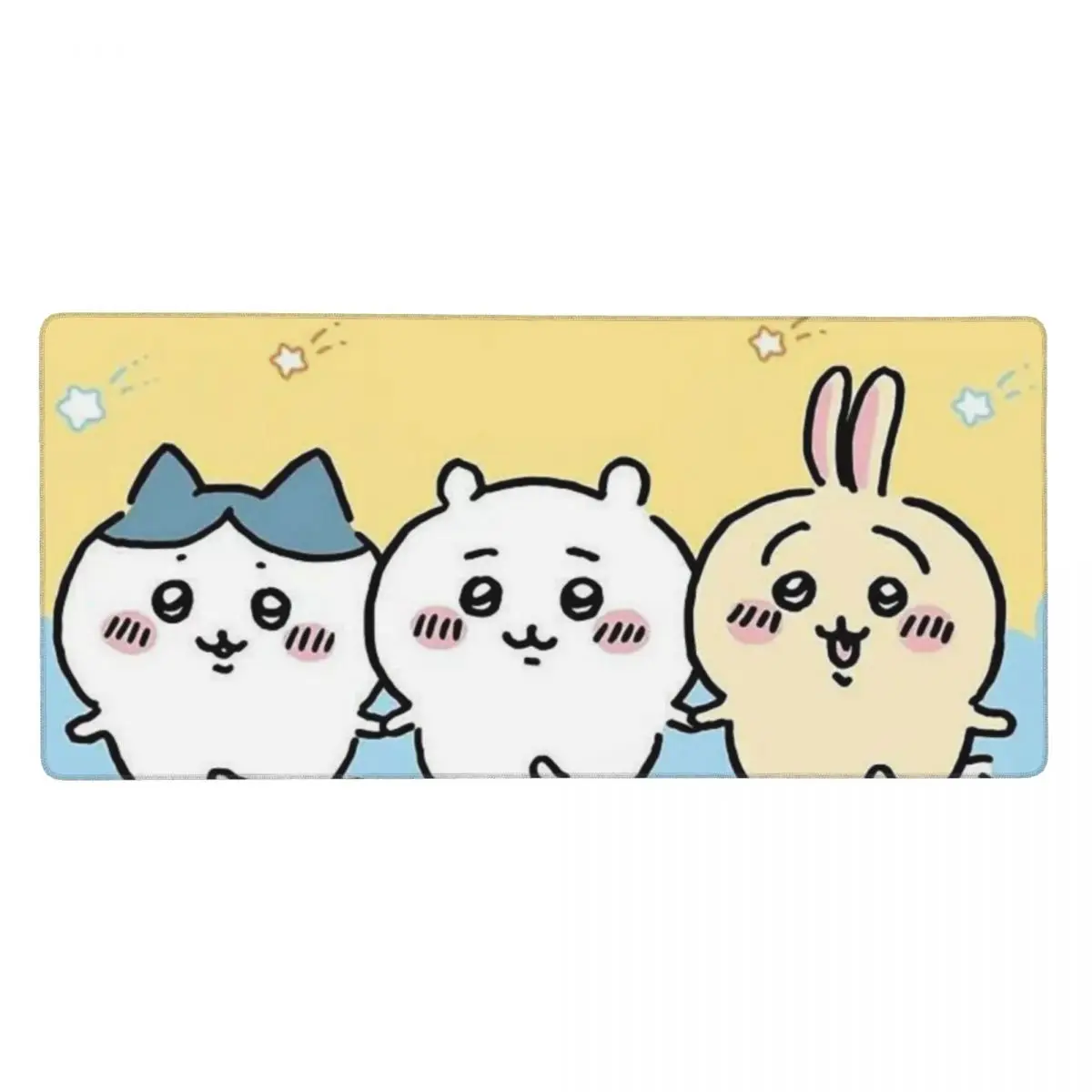 C-Chiikawas Alas Mouse Besar Alas Mouse Keyboard Komputer Alas Meja Laptop PC Gamer Alas Meja Aksesori Kantor