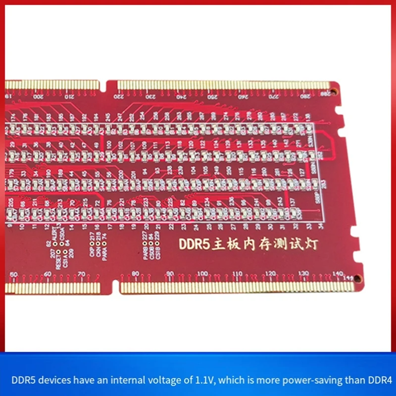 Probador de ranura de memoria DDR5, amplia compatibilidad, probador de memoria DDR5 para reparación de memoria de computadora, duradero, fácil de usar