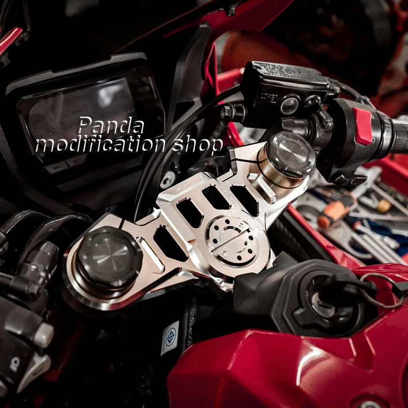 CNC Top Triple Clamp Accessory for Honda CBR650R 2019 2020 2021 2022 2023 2024 2025 Upper Triple Tree Steering Stem Mount