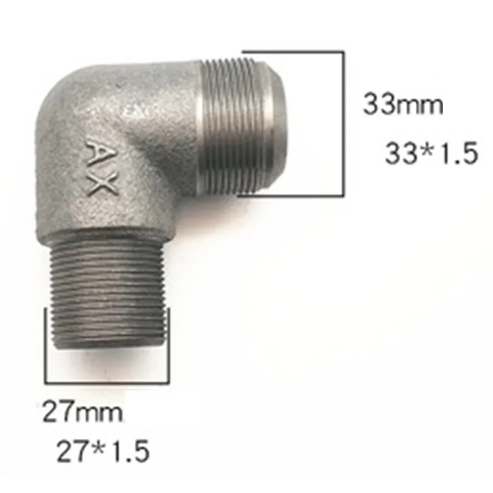 1PC Air Compressor Connector Zinc Alloy/Copper/Aluminum Air Compressor Accessories Mute Oilless Air Pump Elbow 1/4 1/2 1/8 Elbow
