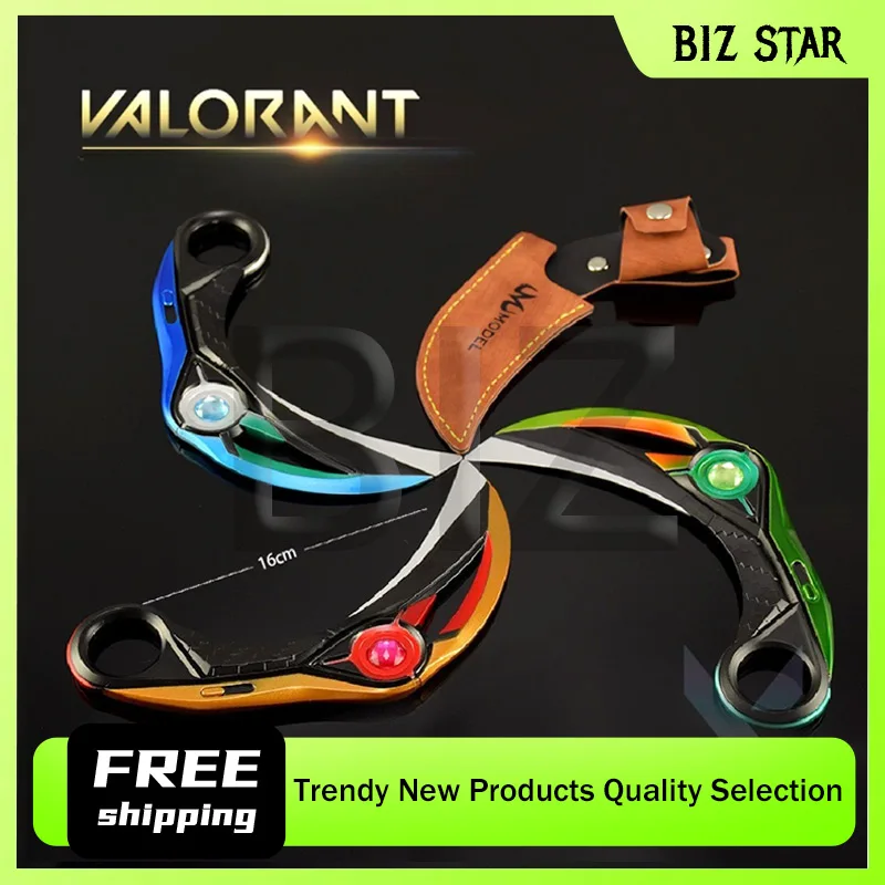 

Металлическая модель-украшение Valorant Ionic Claw Knife 2.0, 16 см/6,3 дюйма, коллекционная игрушка-оружие, игровая атрибутика, настольный декор, подарки