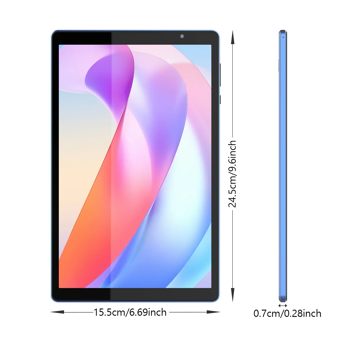 تابلت Android 14، شاشة عالية الدقة مقاس 10 بوصات، معتمدة من GMS، معالج رباعي النواة، ذاكرة وصول عشوائي 4 (2+2) جيجابايت، تخزين داخلي 32 جيجابايت، يدعم WiFi #6