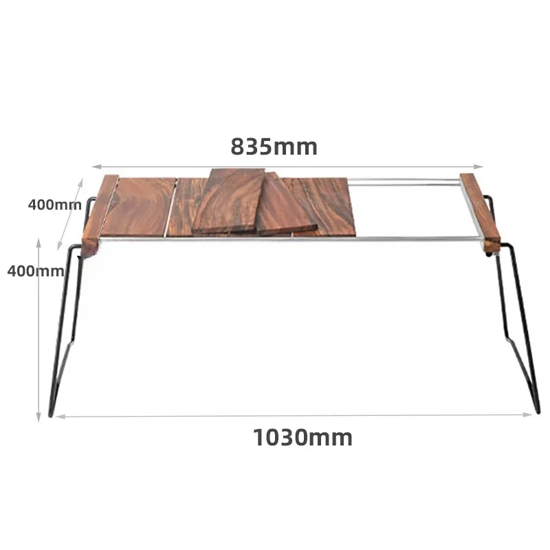 Outdoor Wood Igt Dining table Modern Portable Banquet Party Mini Garden Picnic Lawn Multifunctional Fold Table