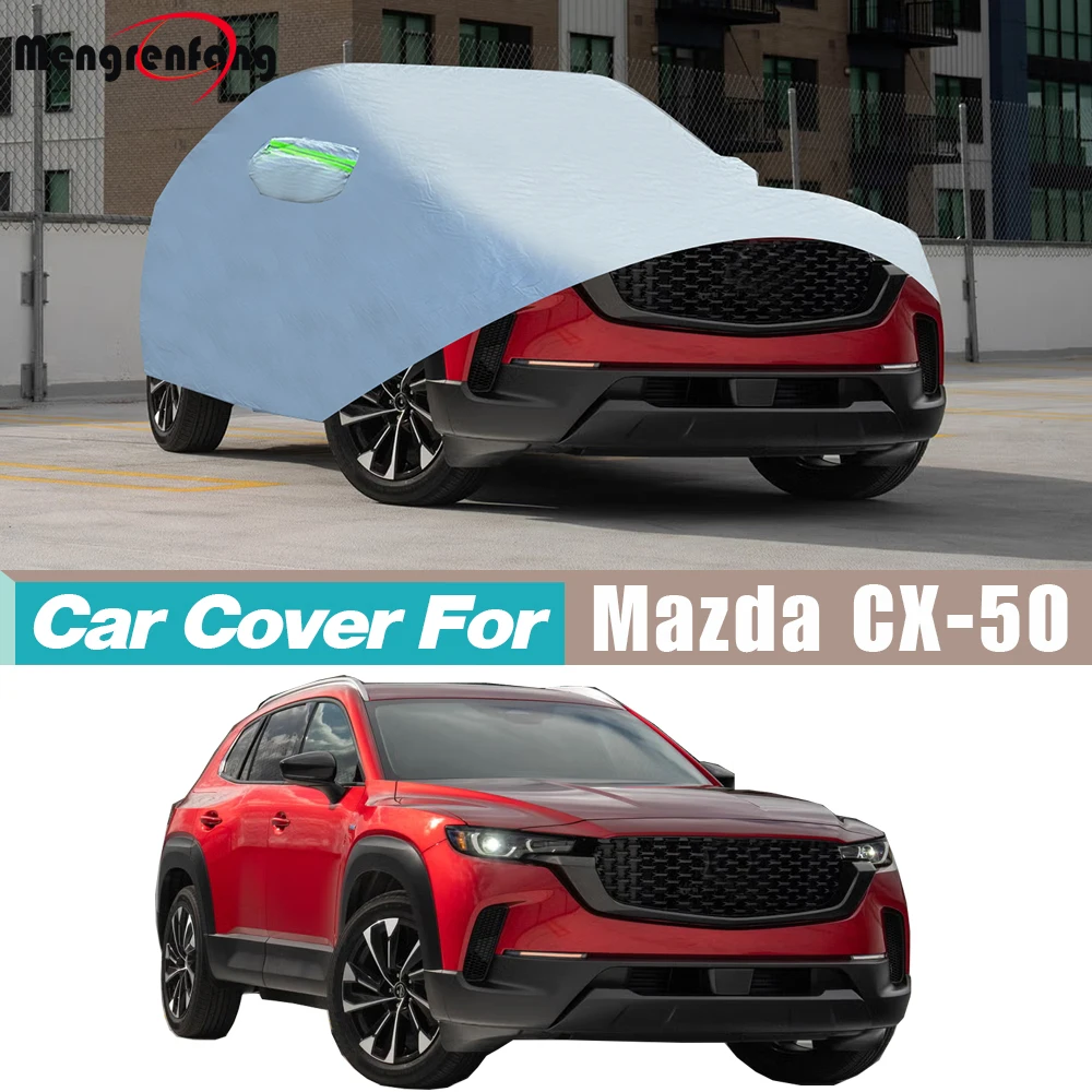 

Windproof Car Cover SUV Anti-UV Sun Proof Rain Snow Ice Protecton Cover For Mazda CX-50 CX50 2022-2026