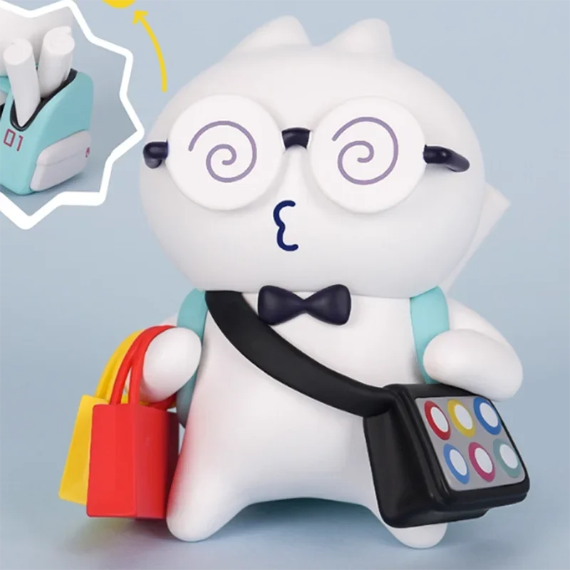 PLZDOT Bowtie Cat of The Year Series слепая коробка игрушки Kawaii аниме фигурка-сюрприз Mystery Box куклы подарок для девочек