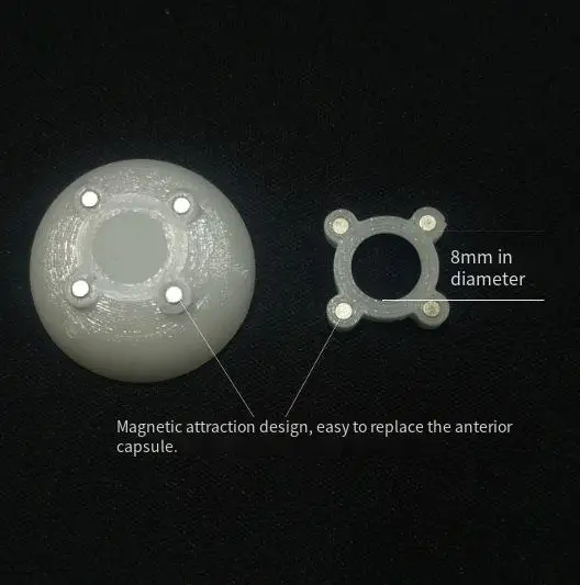 2.0/3.0 Ophthalmology Phacoemulsification Capsulorhexis forceps Circular capsulorhexis practice model 1meter film