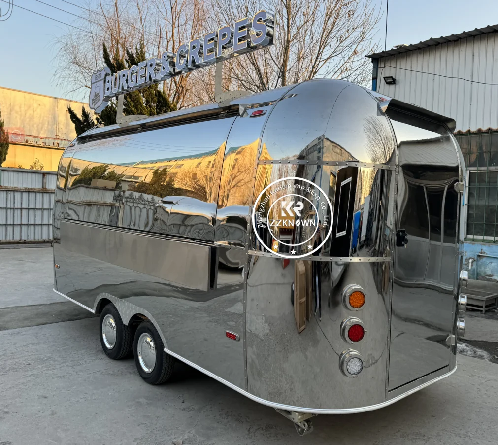 Custom Size Color Street Mobile Kitchen Pizza Concession Restaurant Fast Food Cart Kiosk BBQ Food Truck Cart