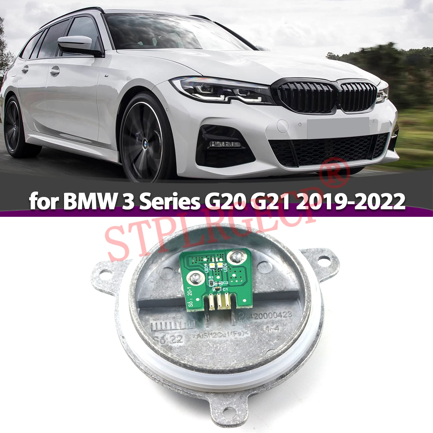 Angel Eyes Module Ballast for BMW 3 Series G20 G21 320i 330i Pre-lci 2019-22 63118496133 Daytime Driving Angel Eyes Light DRL