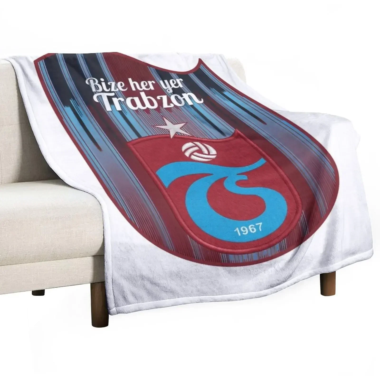

Bize Her Yer TRABZON Throw Blanket Hair Multi-Purpose halloween Sofas Blankets