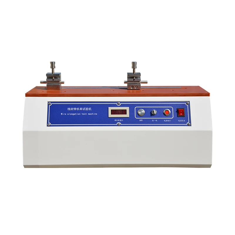 

Wire elongation tester, metal wire tensile testing, copper iron wire elongation percentage elongation tester