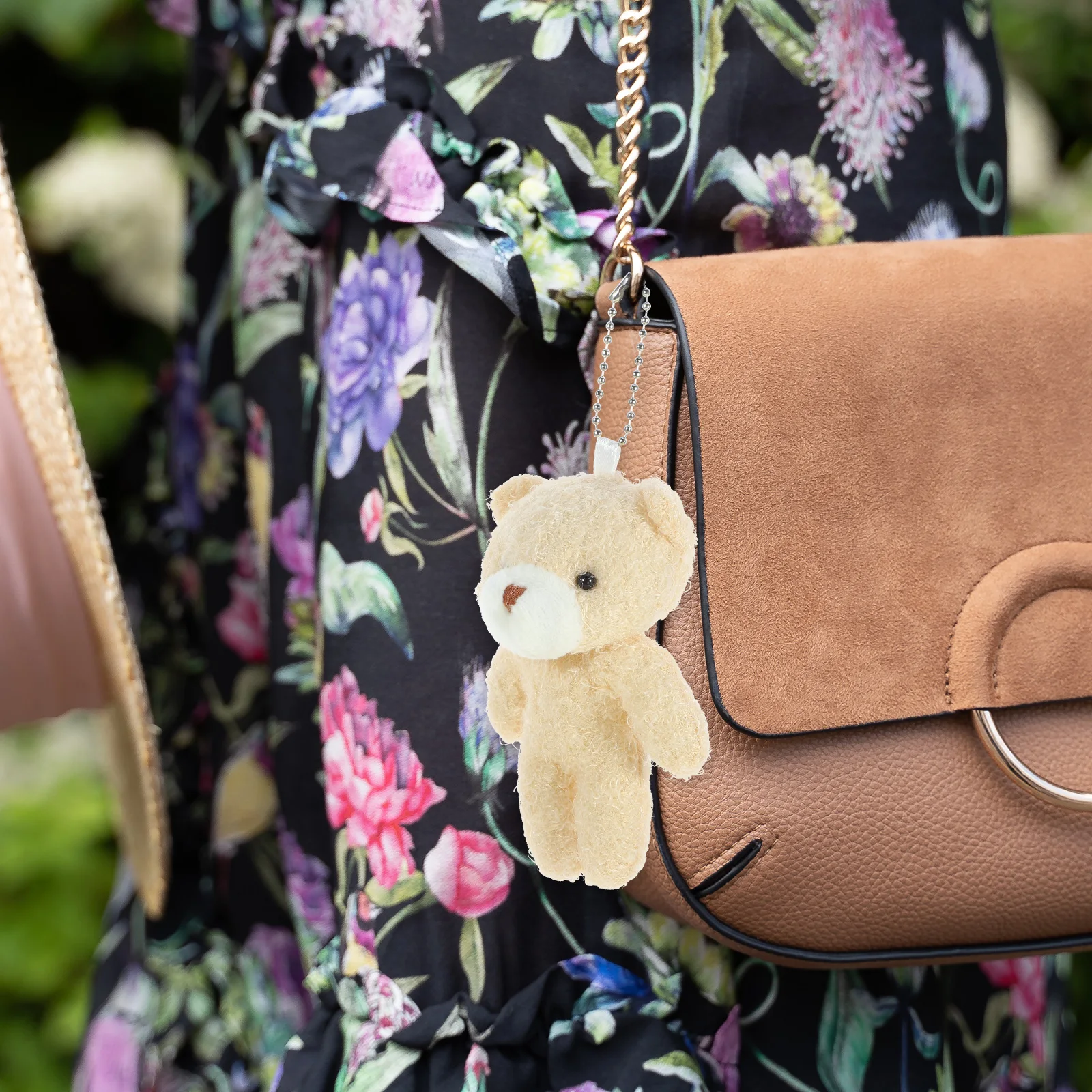 12 個クマペンダントぬいぐるみキーチェーンキーホルダーチャーム車のミラーハンドバッグ Pp 綿漫画