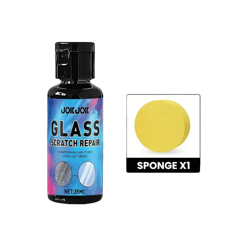Krem do naprawy rys na szkle 35ml Uniwersalny zestaw Delikatna formuła Bezpieczny dla soczewek Szybka naprawa okularów i innych przedmiotów Uniwersalne rozwiązanie