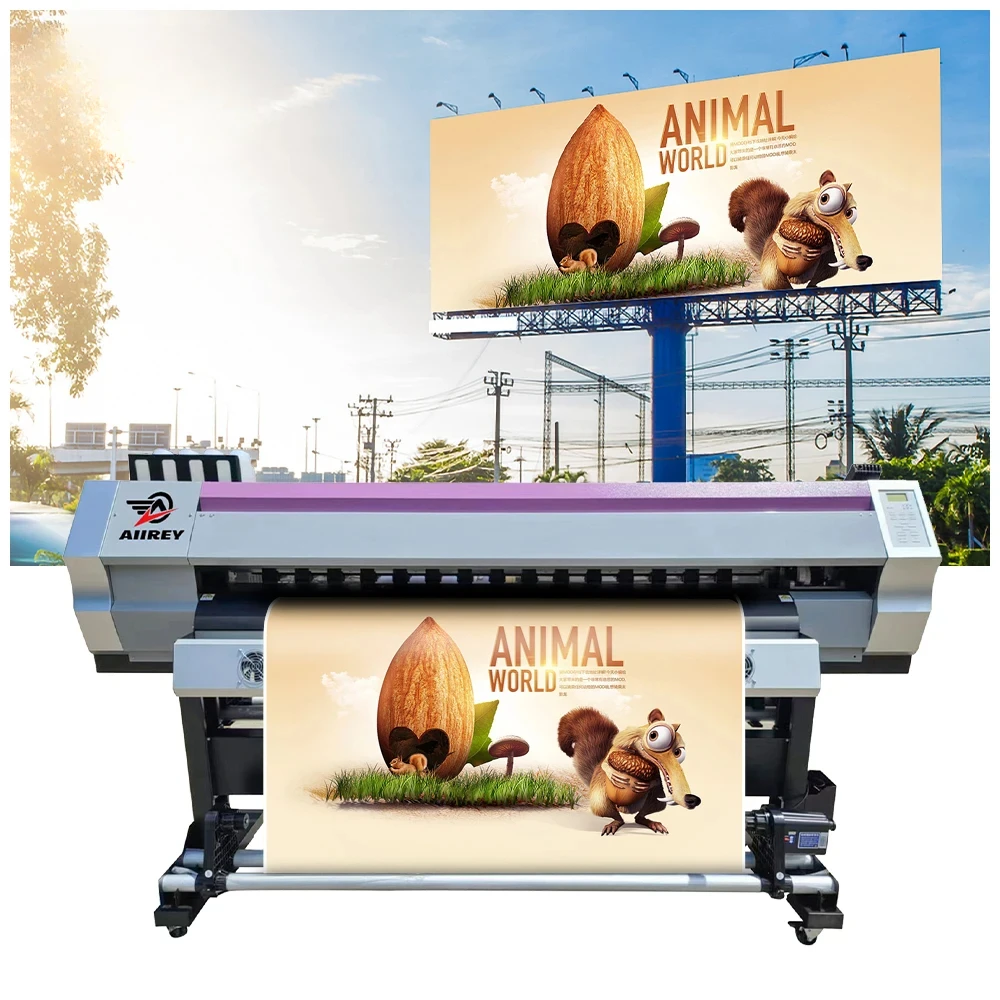 

Eco Solvent Printer with XP600/i3200 Printhead Tarpaulin Vinyl Sticker Flexible Banner Printer