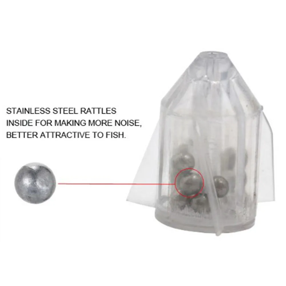 

For Catfish Fishing Line Rattles Inline Line Lure Rattles Tackle 10pcs Fishing New Practical Useful High Quality