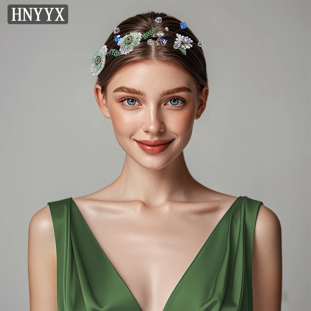 

YouLaPan Bridal Wedding Chinese Style Bracelet Handmade Beaded Flower Ladies Elegant Banquet Christmas Party Headwear YXA69