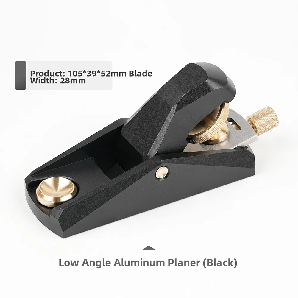 Block Plane Low Angle Lightweight Construction Precision Cutting Control Aluminum Construction For Miniature Modeling