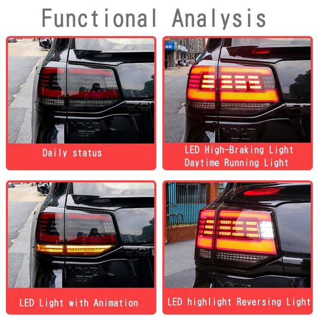 

Suitable for Chinese Product Car Body Kit Land Cruiser LC200 Tail Lamp 2016-2020
