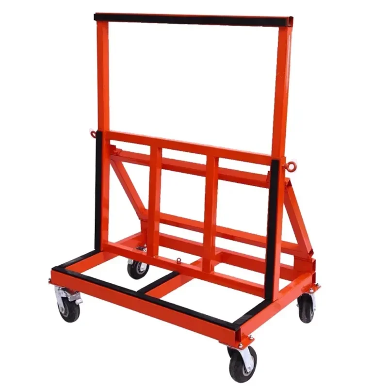 Glass door and window flatbed universal 4 wheel folding transporter portable silent cart