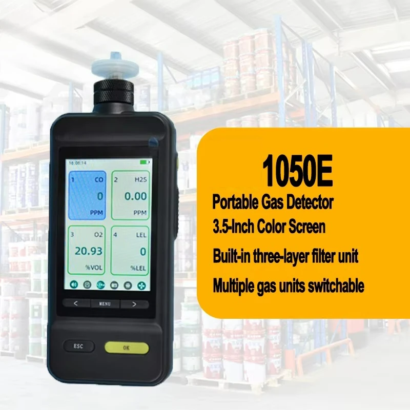 1050E Automatic Tester Nitrogen N2 Purity Test Gas Analyzer Portable Nitrogen Sensor Detector
