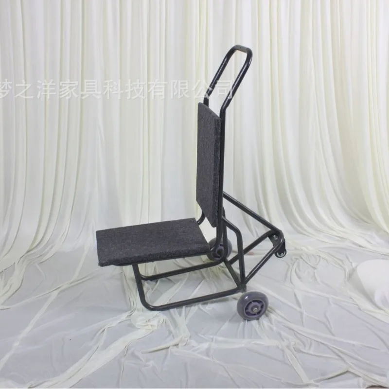 Hotel banquet chair transporter, European general chair trolley, restaurant dining chair moving trolley