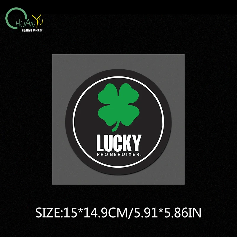 Four-leaf clover lucky LUCKY car side window glass body sticker