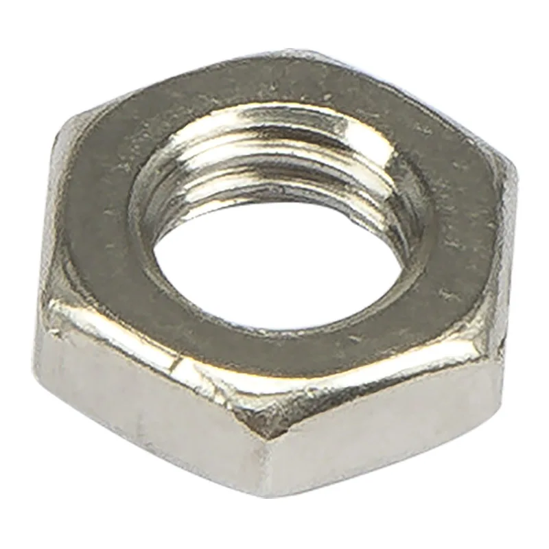 100pcs / lot M2 M2.5 M3 M4 M5 304 stainless steel hexagon thin nuts