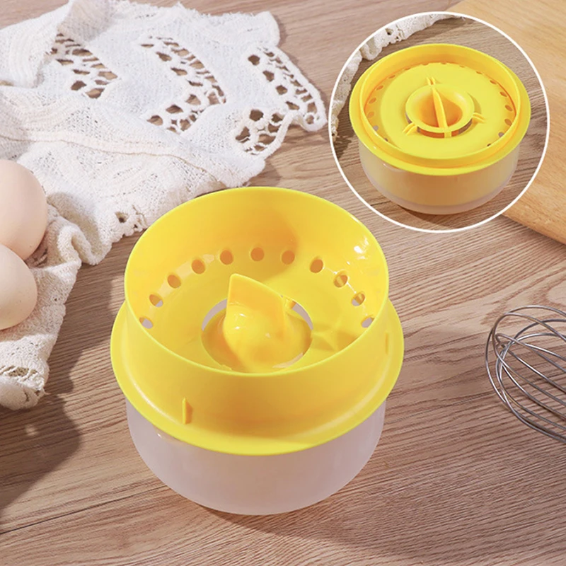 Egg Yolk Separator And Clear Kitchen Gadgets Egg Separator Baking Tools Large Capacity Kitchen Accessories