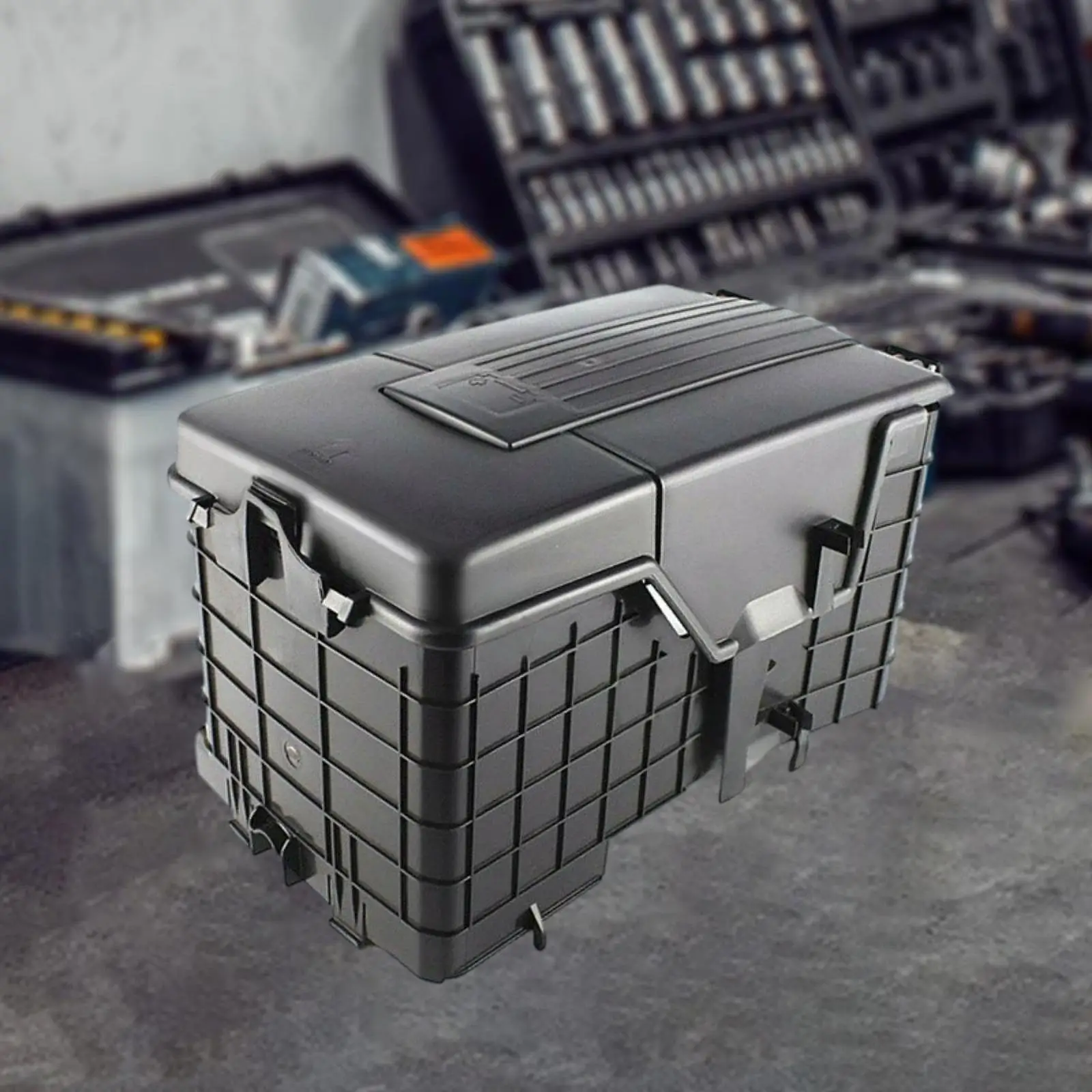 Car Battery Dust Cover 1KD915443 Practical Protection Box for VW Tiguan