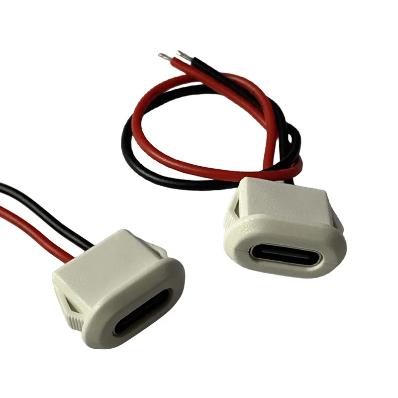 USB 2.0 Direct Pressure Welded Wire Type Mother Lamp Toy Charging Port Table Lamp Precision Instrument Charging Port