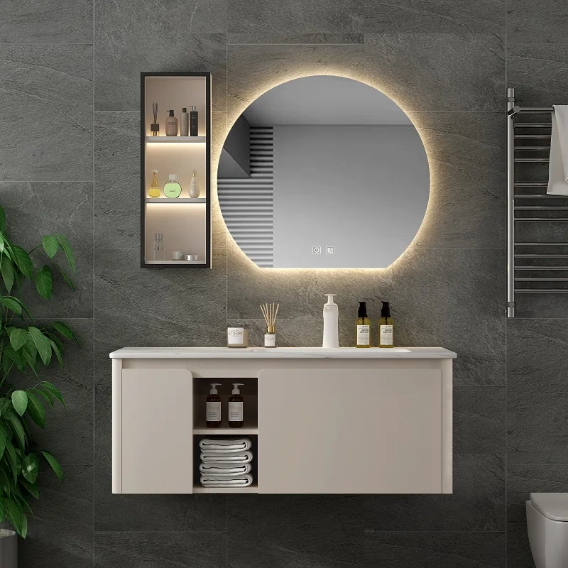 Smart Mirror Vanity Bathroom Cabinets Drcawer Narrow Bathroom Cabinets Luxury Storage Shelves Muebles Hogar Furniture YX50BC image 2