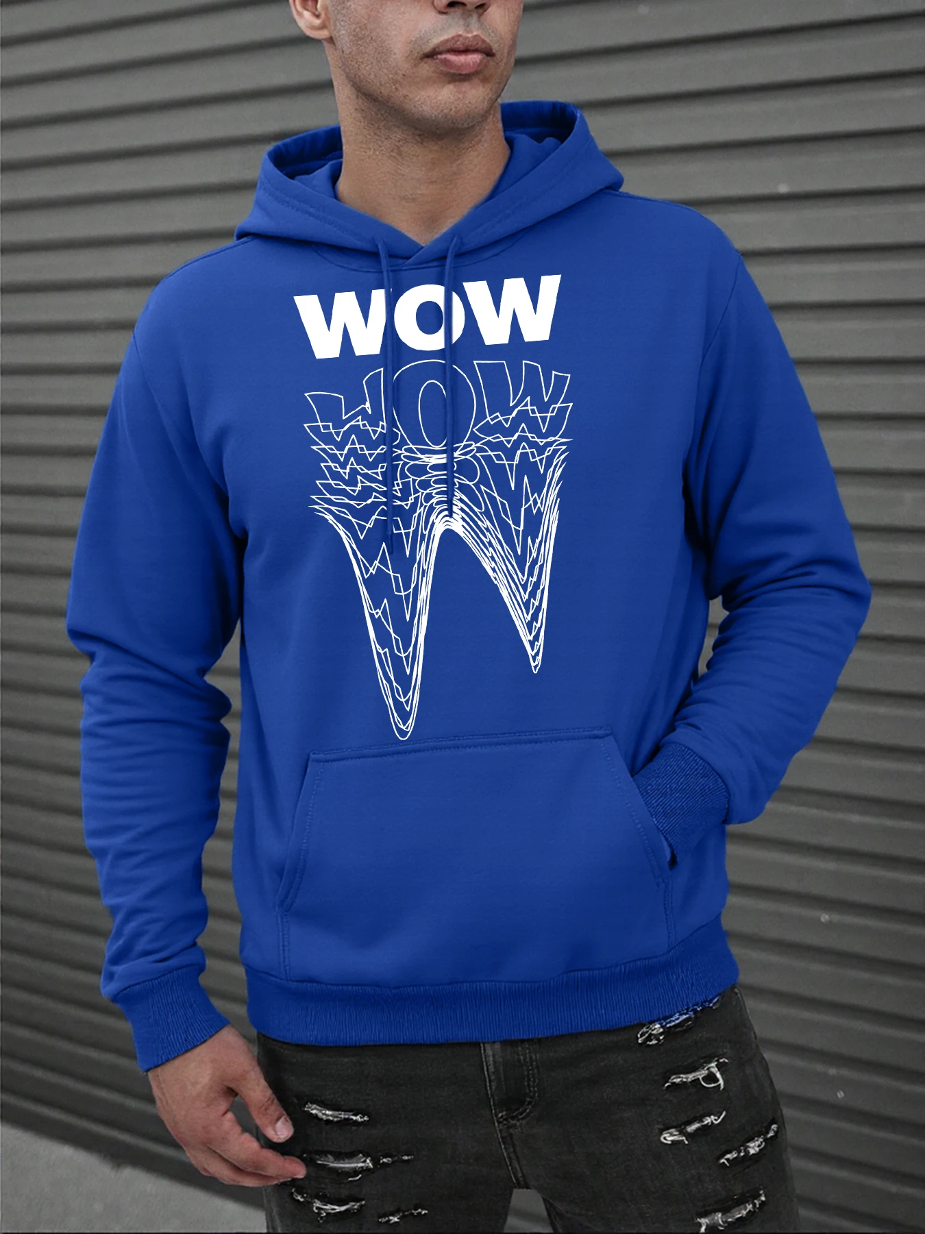 تحول الرسالة نجاح باهر طباعة الرجال هوديس جيب ملابس ناعمة فضفاضة الرجعية هوديي الخريف الصوف للجنسين هودي بسيط #1