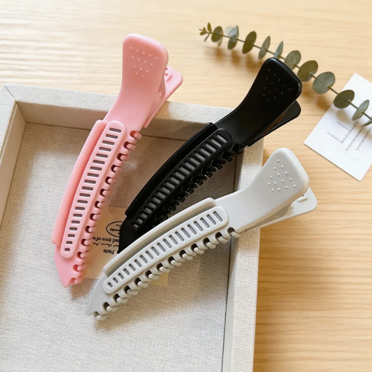 Pinzas para el Cabello Antideslizantes para Peinar y Seccionar, Pinzas Profesionales de Salón para Mujeres y Niñas, Accesorios de Peluquería