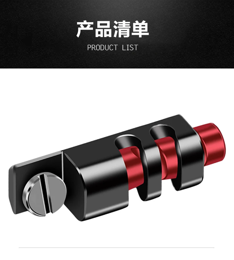 HDMI-kompatible Kabel klemme für Sony A72 A73 Käfig Rig Platte verstellbare Draht clip Organizer Halterung 1/4 "Schrauben Kamera Zubehör – Detail 25
