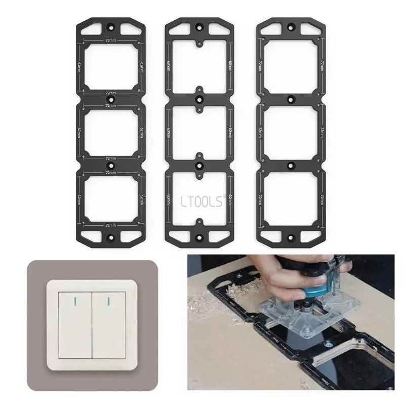 

86 тип переключателя, нижняя часть шаблона, форма для проволочной коробки, вспомогательные инструменты для пробивания квадратных отверстий, инструменты для открывания отверстий нижней коробки шкафа