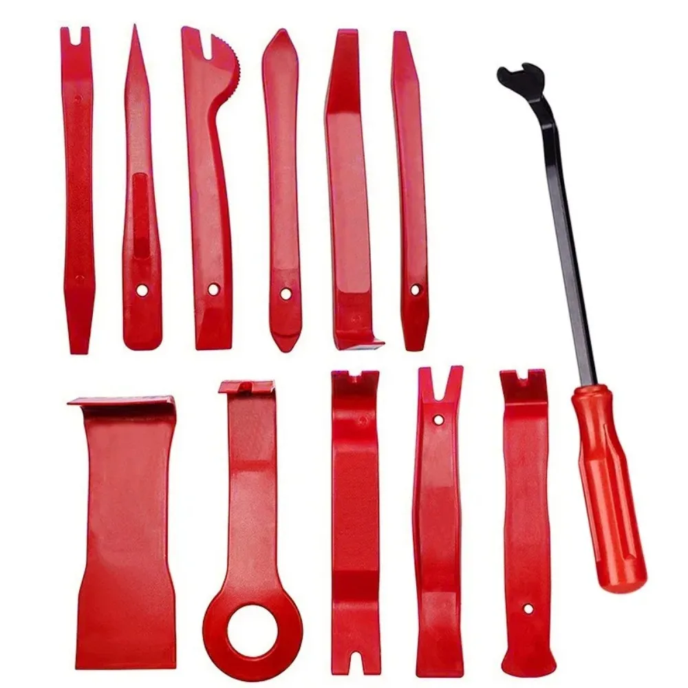 12/19 Pcs Car Pry Board Tool Set - Hard POM Audio/Instrument Panel Disassembly Tool  | 19Pcs with Storage Bag